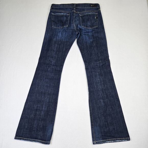 Citizens Of Humanity Womens Dita Bootcut Jean Dark Wash Low Rise Western Blue 27 - Picture 7 of 16